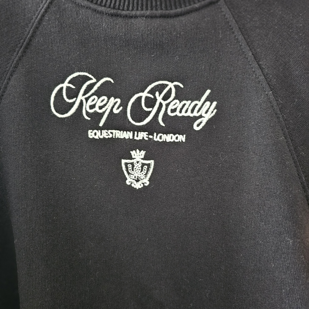 Zara Black Kids Sweater with White Embroidery - Picture 3 of 6